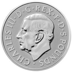 2026 UK Tudor Beasts Queen’s Lion 2oz Silver Coin