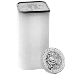 2026 UK Tudor Beasts Queen’s Lion 2oz Silver Coin