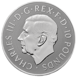 2026 UK Tudor Beasts Queen’s Lion 10oz Silver Coin