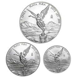 Pre-Owned 2013 Mexico Libertad 3-Coin Proof Silver Collection