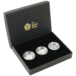 Pre-Owned UK 'The Windsor Silver Sixpence' 3-Coin Collection - VAT Free