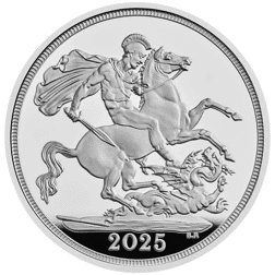 Pre-Owned 2025 UK Full Sovereign Proof Silver Coin - VAT Free
