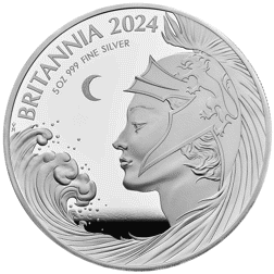 2024 UK Britannia 5oz Proof Silver Coin