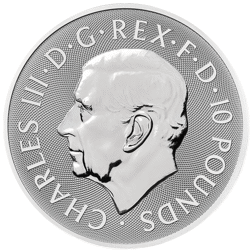 Pre-Owned Capital Gains Tax Free UK 10oz Silver Coin - Best Value - VAT Free