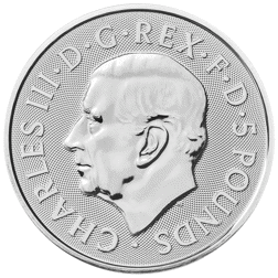 Pre-Owned Capital Gains Tax Free UK 2oz Silver Coin - Best Value - VAT Free