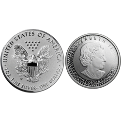 Pre-Owned 2019 Pride of Two Nations 1oz Proof Design Silver 2-Coin Set - VAT Free