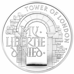 Pre-Owned 2020 Tower of London: The Infamous Prison £5 Proof Silver Coin - VAT Free
