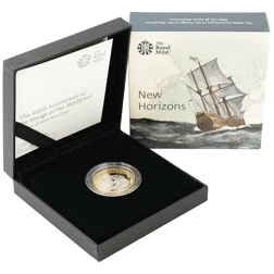Pre-Owned 2020 UK 400th Anniversary Mayflower Voyage £2 Proof Silver Coin - VAT Free
