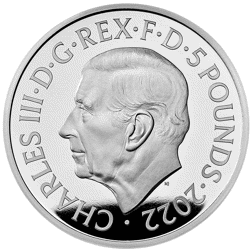 Pre-Owned 2022 UK Queen Elizabeth II Memorial £5 Proof Silver Coin - VAT Free