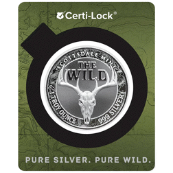 Scottsdale Mint The Wild: American Bison Colourised Certi-Lock 1oz Silver Round*