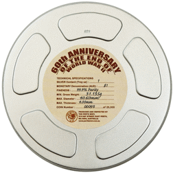 Pre-Owned 2005 Australian WWII 'Moving Image' 1oz Proof Silver Coin - VAT Free