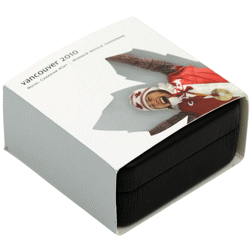 Pre-Owned 2008 Canadian 'Vancouver 2010 Olympics' $25 Proof Silver Coin - VAT Free