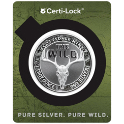 Scottsdale Mint The Wild: Wild Boar Colourised Certi-Lock 1oz Silver Round