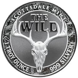 Scottsdale Mint The Wild: Wild Boar Colourised Certi-Lock 1oz Silver Round