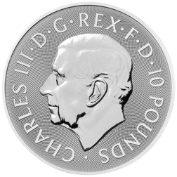 Pre-Owned 2025 UK Tudor Beasts Queen's Panther 10oz Silver Coin - VAT Free