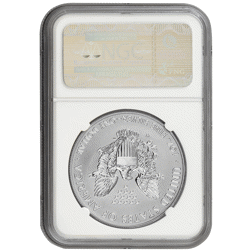 Pre-Owned 2013 USA Eagle 1oz Reverse Proof Silver Coin - NGC Graded PF70 - 3787505-143 - VAT Free