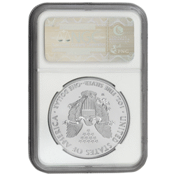Pre-Owned 2013 USA Eagle 'Enhanced Finish' 1oz Silver Coin - NGC Graded SP70 - 3787506-150 - VAT Free