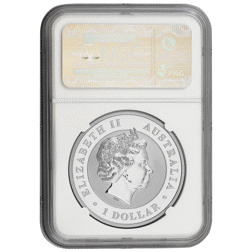 Pre-Owned 2014 Australian Kookaburra 1oz Silver Coin - NGC Graded MS69 - 3794151-030 - VAT Free