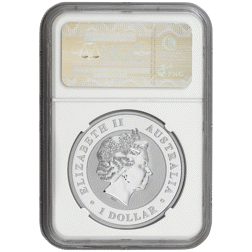 Pre-Owned 2014 Australian Kookaburra 1oz Silver Coin - NGC Graded MS69 - 3793132-251 - VAT Free