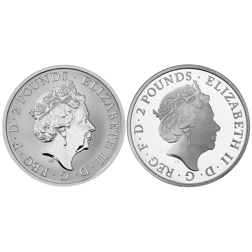 Pre-Owned 2017 UK Chimes of History Big Ben 1oz Frosted Reverse Proof Silver 2-Coin Set - VAT Free