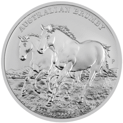 Pre-Owned 2023 Australian Brumby 1oz Silver Coin - VAT Free