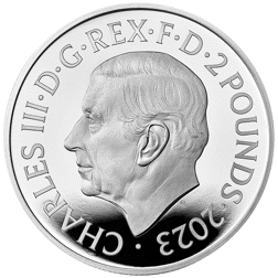 Pre-Owned 2023 UK Britannia 1oz Proof Design Silver Coin - VAT Free