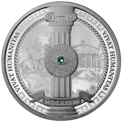 Pre-Owned 2023 Niue Vivat Humanitas 1oz Proof Design Silver Coin - VAT Free