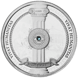 Pre-Owned 2023 Niue Vivat Humanitas 1oz Proof Design Silver Coin - VAT Free