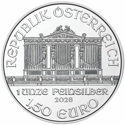 2026 Austrian Philharmonic 1oz Silver Coin