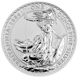 Pre-Owned 2006 UK Britannia 'Gift For Baby' 1oz Silver Coin - VAT Free