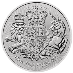 2024 UK Royal Arms 10oz Silver Coin