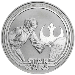 2025 Niue Star Wars Princess Leia 1oz Silver Coin