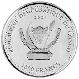 Pre-Owned 2021 Congo Shoebill 1oz Silver Coin - VAT Free