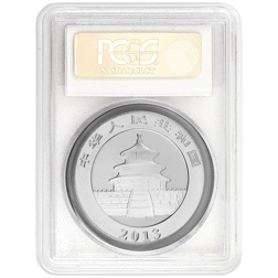 Pre-Owned 2013 Chinese Panda 1oz Silver Coin - PCGS Graded MS69 - 516255.69/28851481 - VAT Free