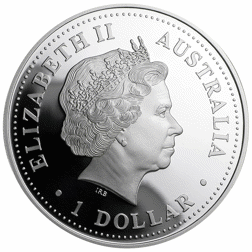 Pre-Owned 2001 Australia Kookaburra 1oz Proof Silver Coin - VAT Free