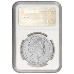 Pre-Owned 2014 UK Britannia 1oz Silver Coin - NGC Graded MS69 DPL - 3913019-240 - VAT Free