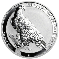 Pre-Owned Australian Wedge-Tailed Eagle 1oz Silver Coin - VAT Free - Mixed Dates