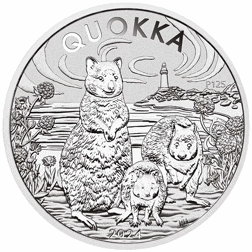 Pre-Owned Australia Quokka 1oz Silver Coin - Mixed Dates - VAT Free