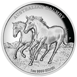 Pre-Owned Australian Brumby 1oz Silver Coin - VAT Free - Mixed Dates