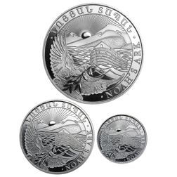 Pre-Owned 2012 Armenian Noah's Ark Silver 3-Coin Collection - VAT Free