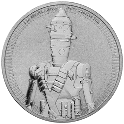 Pre-Owned 2022 Niue Star Wars Mandalorian IG-11 1oz Silver Coin