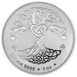 Pre-Owned Eire Tree of Life 1oz Silver Round - Mixed Dates
