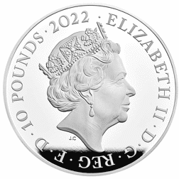 Pre-Owned 2022 UK Harry Potter Hogwarts Express 5oz Proof Silver Coin - VAT Free