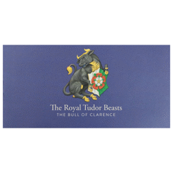 Pre-Owned 2023 UK Tudor Beasts Bull of Clarence 1oz Proof Silver 2-Coin Set - VAT Free