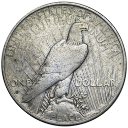 Pre-Owned USA 1935 Peace Dollar San Francisco Silver Coin - VAT Free