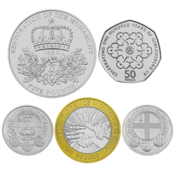 Pre-Owned 2010 UK Celebration Proof Silver 5-Coin Set - VAT Free