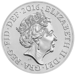 Pre-Owned 2016 UK Welsh Dragon £20 Fine Silver Coin - Carded - VAT Free