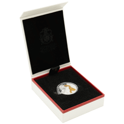 Pre-Owned 2024 EIC St Helena Una and the Lion Gilded 1oz Proof Silver Coin - VAT Free