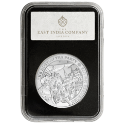 Pre-Owned 2023 St Helena Boston Tea Party 1oz Proof Silver Coin - VAT Free