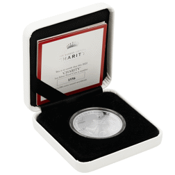 Pre-Owned 2022 St Helena The Queen's Virtues: Charity 1oz Proof Silver Coin - VAT Free